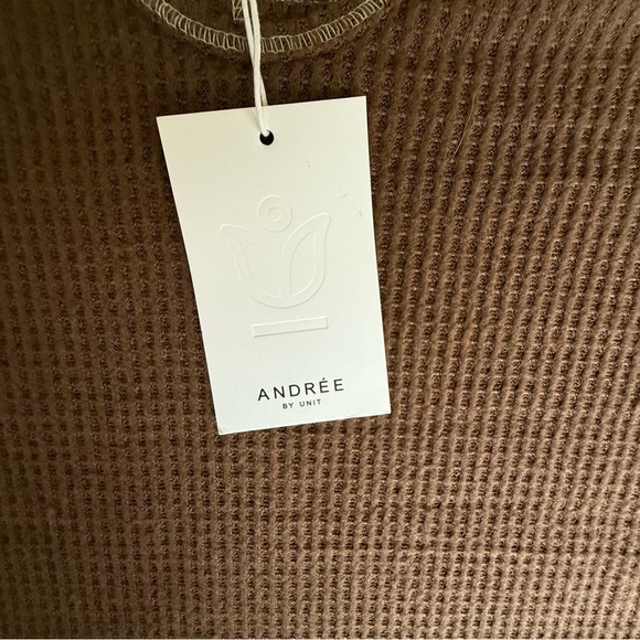 NWT Andree by Unit Waffle knit casual pullover long sleeve Sweater SOFT size 2x - Picture 10 of 16